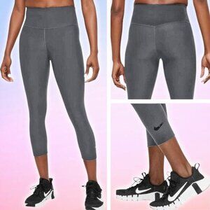 NIKE Women’s Sculpt Hyper Training Leggings Sz XS Gray
